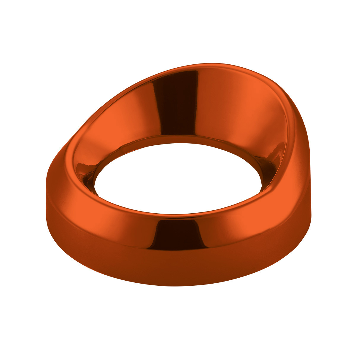 Candy Color Small Gauge Cover With Visor-Cadmium Orange