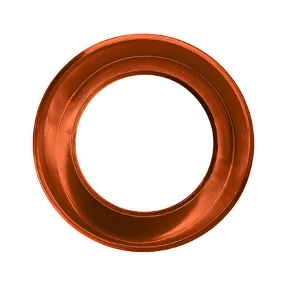 Candy Color Small Gauge Cover With Visor-Cadmium Orange