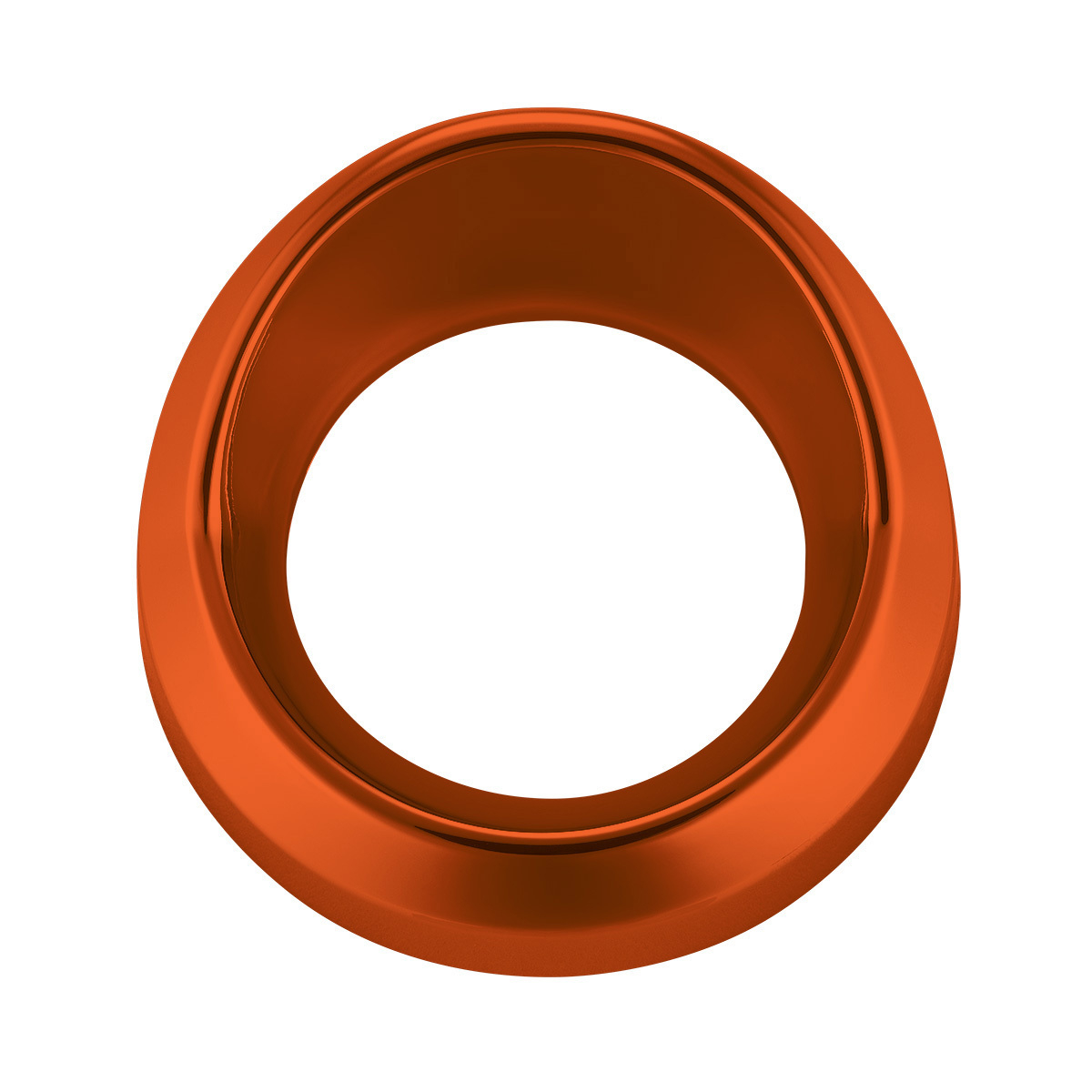 Candy Color Small Gauge Cover With Visor-Cadmium Orange