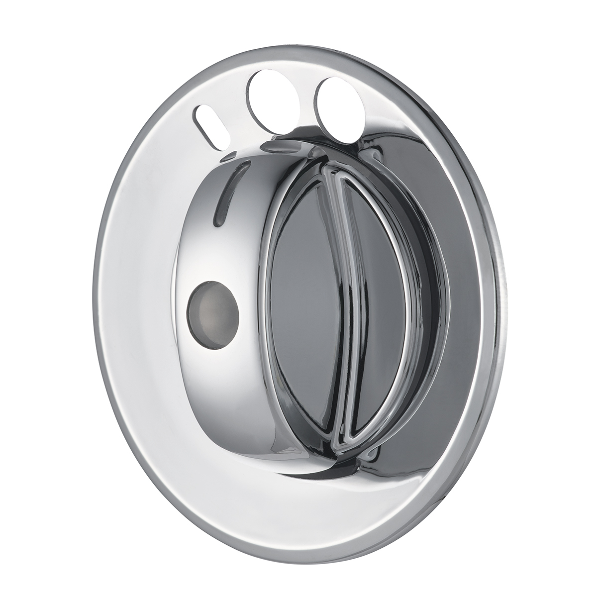Chrome Plastic 2-Piece Headlight Switch Cover For 2008-2017 Freightliner Cascadia