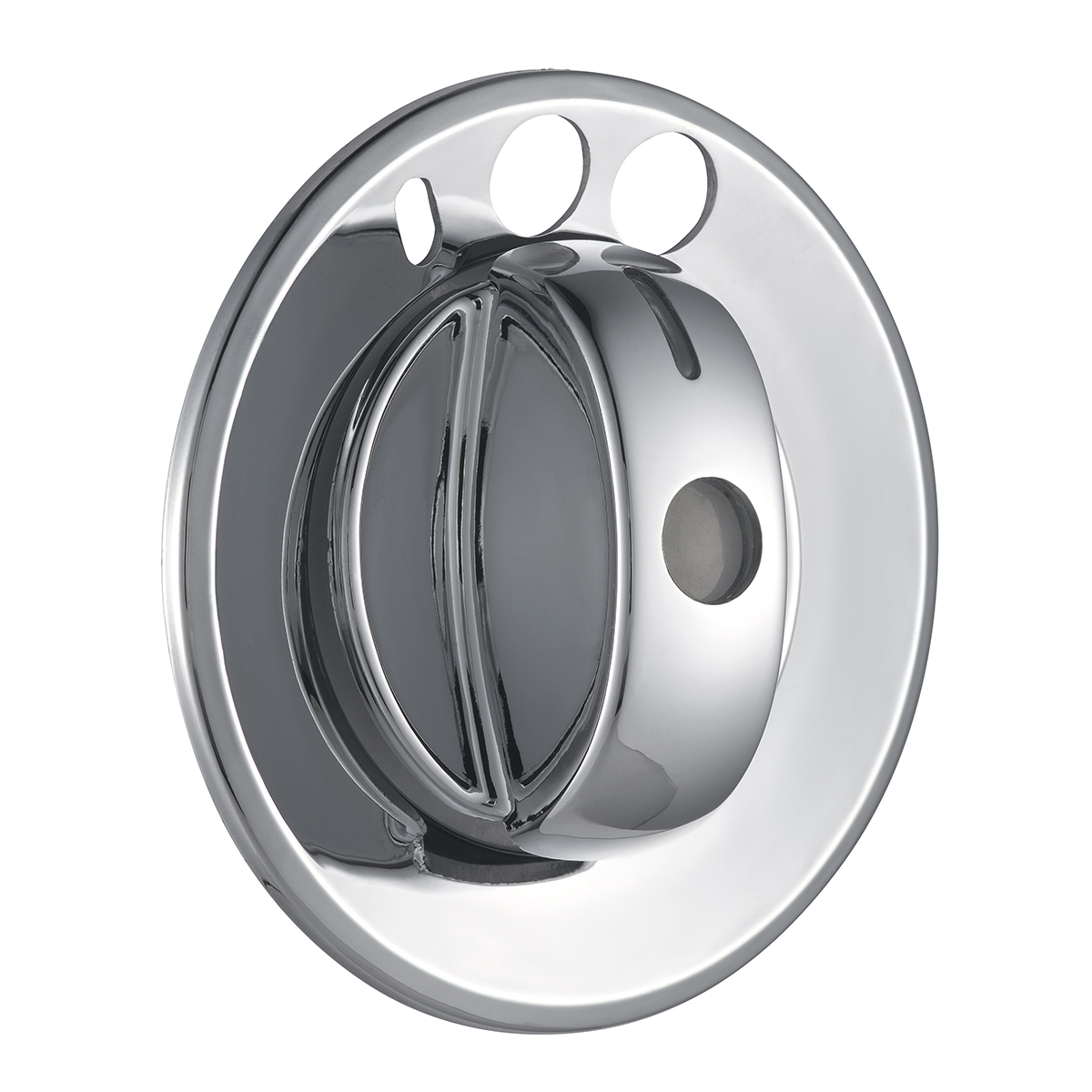 Chrome Plastic 2-Piece Headlight Switch Cover For 2008-2017 Freightliner Cascadia