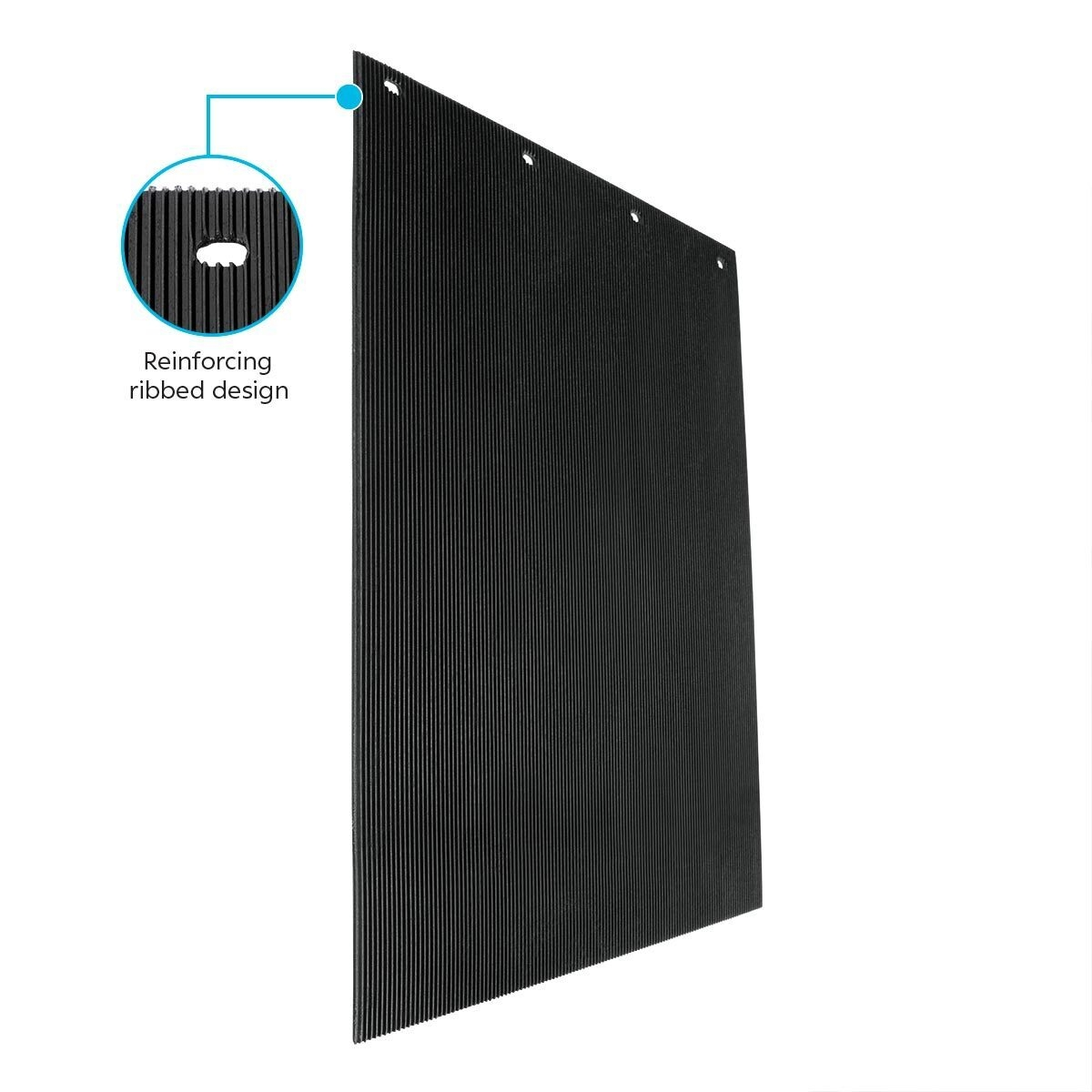 24" X 30" Black PROFLEX Mud Flap