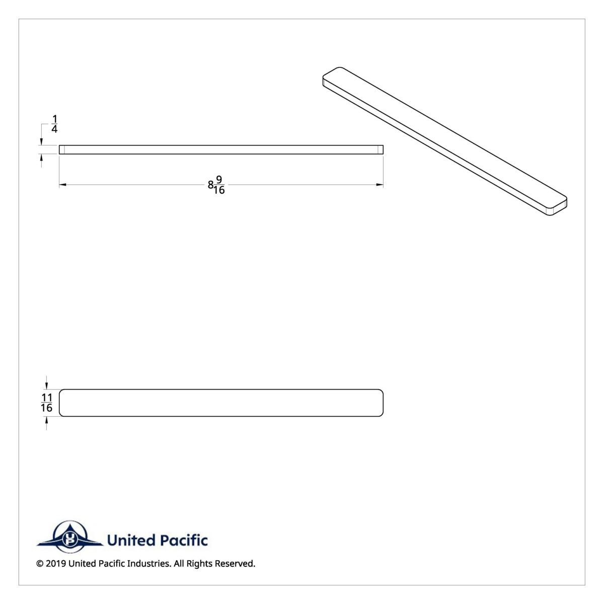 Freightliner Door Handle Insert (Card of 2)