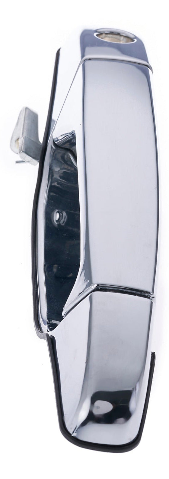 Exterior Door Handle Front LH, Front RH, Rear LH, Rear RH Plastic All Chrome for 2007-2013 Chevrolet Avalanche Tahoe Suburban Silverado; 2007-2013 GMC Yukon Sierra; 2007-2013 Cadillac Escalade