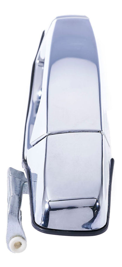 Exterior Door Handle Front LH, Front RH, Rear LH, Rear RH Plastic All Chrome for 2007-2013 Chevrolet Avalanche Tahoe Suburban Silverado; 2007-2013 GMC Yukon Sierra; 2007-2013 Cadillac Escalade
