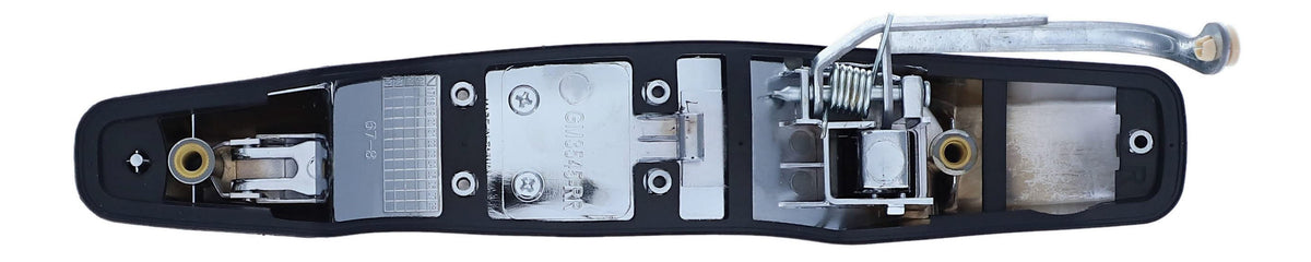 Exterior Door Handle Front LH, Front RH, Rear LH, Rear RH Plastic All Chrome for 2007-2013 Chevrolet Avalanche Tahoe Suburban Silverado; 2007-2013 GMC Yukon Sierra; 2007-2013 Cadillac Escalade