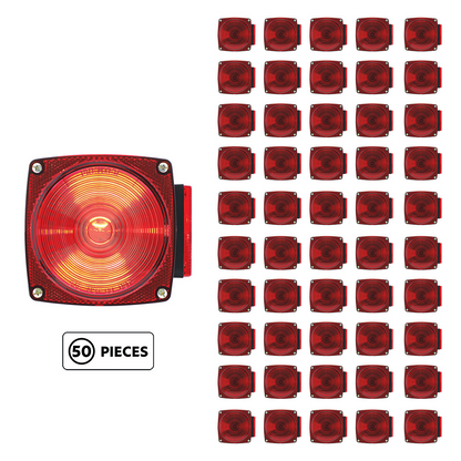 Under 80" Wide Combination Trailer Light Without License Light (50 Pcs)