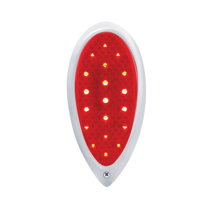 19 Red LED Sequential Tail Light Assembly for 1938-39 Ford Passenger Car