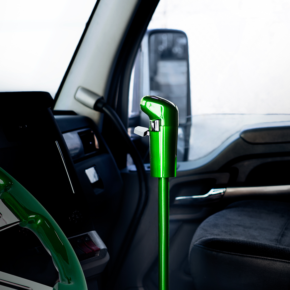 6" Shifter Shaft Extension - Emerald Green