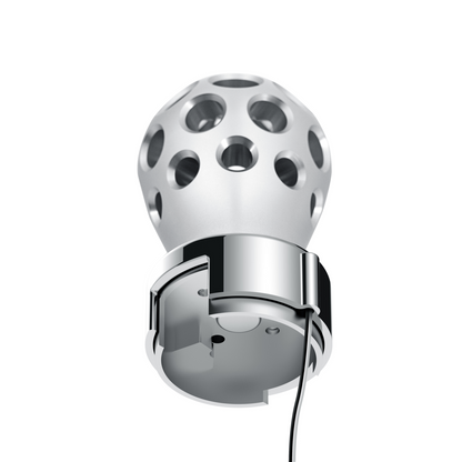 Thread-On Annodized Phoenix Ball Gearshift Knob With LED 13/15/18 Speed Adapter-White LED