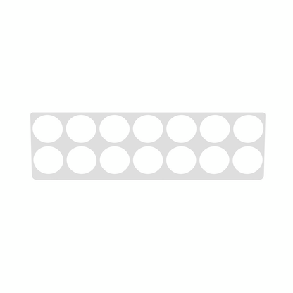 2006+ Kenworth Stainless Right Gauge Dash Panel Trim - 14 Holes