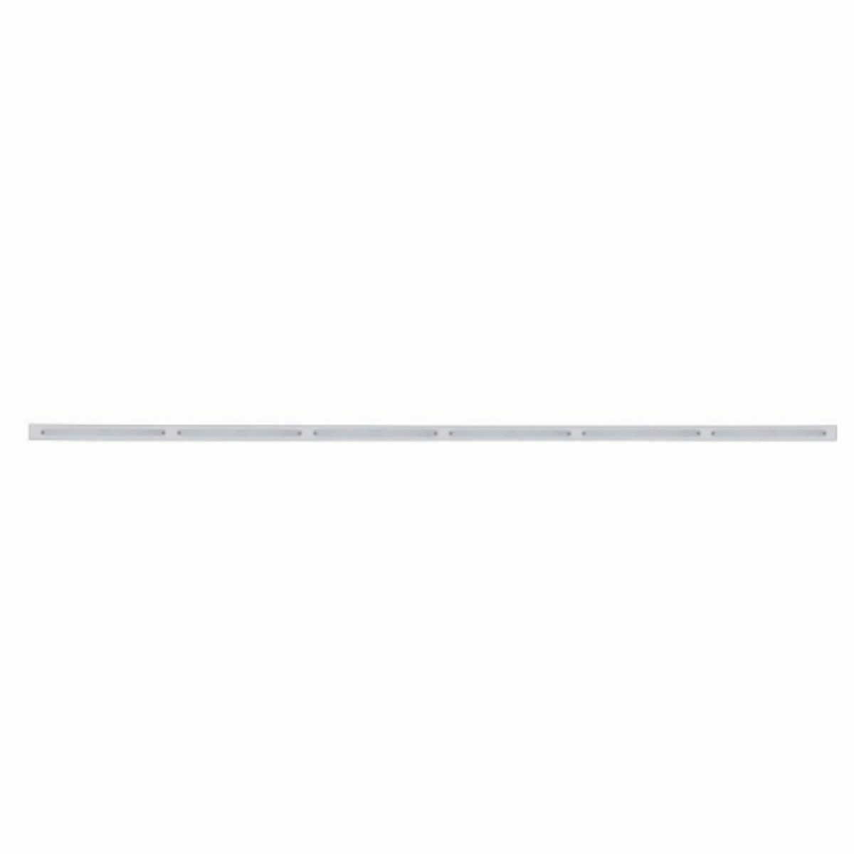 79-1/2" Stainless Bumper Light Bracket With 6X 14 LED 12" Light Bars - Amber LED/Chrome Lens