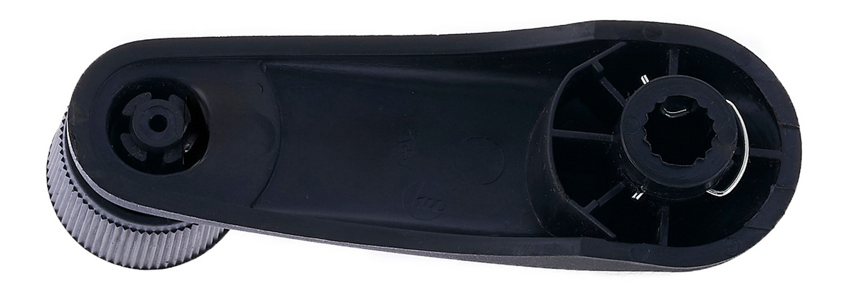 Window Crank Handle RH = LH Plastic Black Knob + Black Handle (Plastic) for 2005-2010 Chevrolet Cobalt; 1999-2026 GMC Sierra