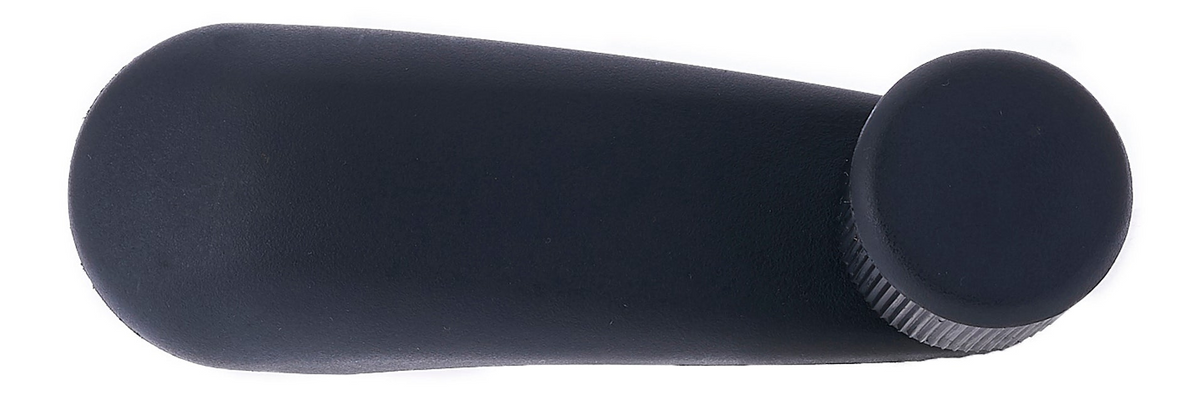 Window Crank Handle RH = LH Plastic Black Knob + Black Handle (Plastic) for 2005-2010 Chevrolet Cobalt; 1999-2026 GMC Sierra