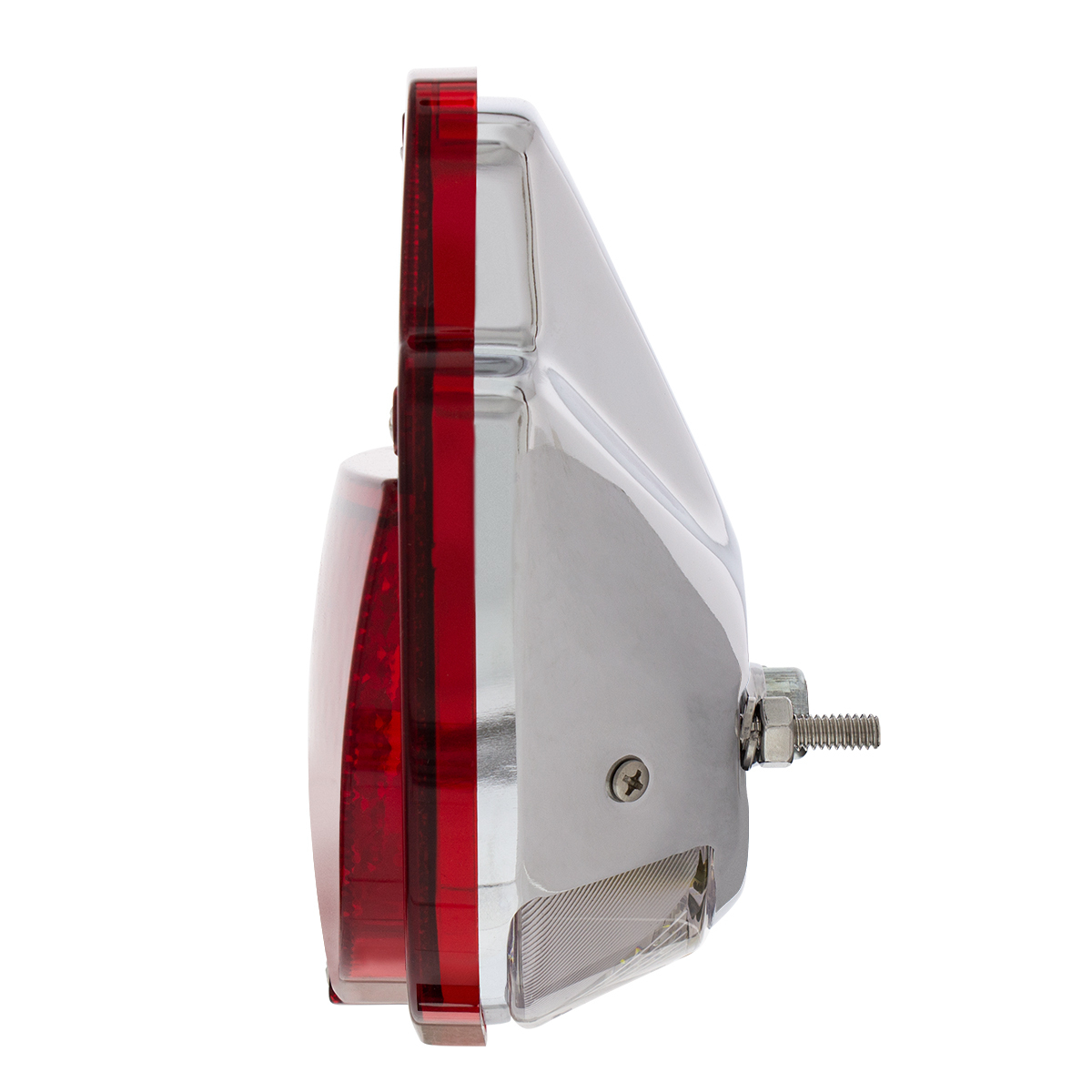 38 LED Tail Light Assembly With 12 LED License Plate Light & SS Housing For 1953-56 Ford Truck - L/H; 38 LED Tail Light Assembly With SS Housing For 1953-56 Ford Truck - R/H (2pcs)
