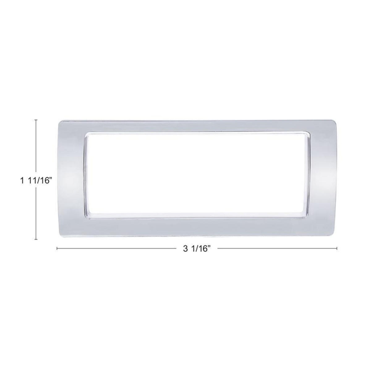 Chrome Dash Storage Pocket Trim for 2018-2026 Freightliner Cascadia