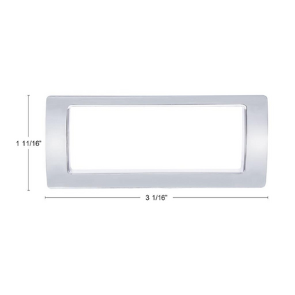 Chrome Dash Storage Pocket Trim for 2018-2026 Freightliner Cascadia