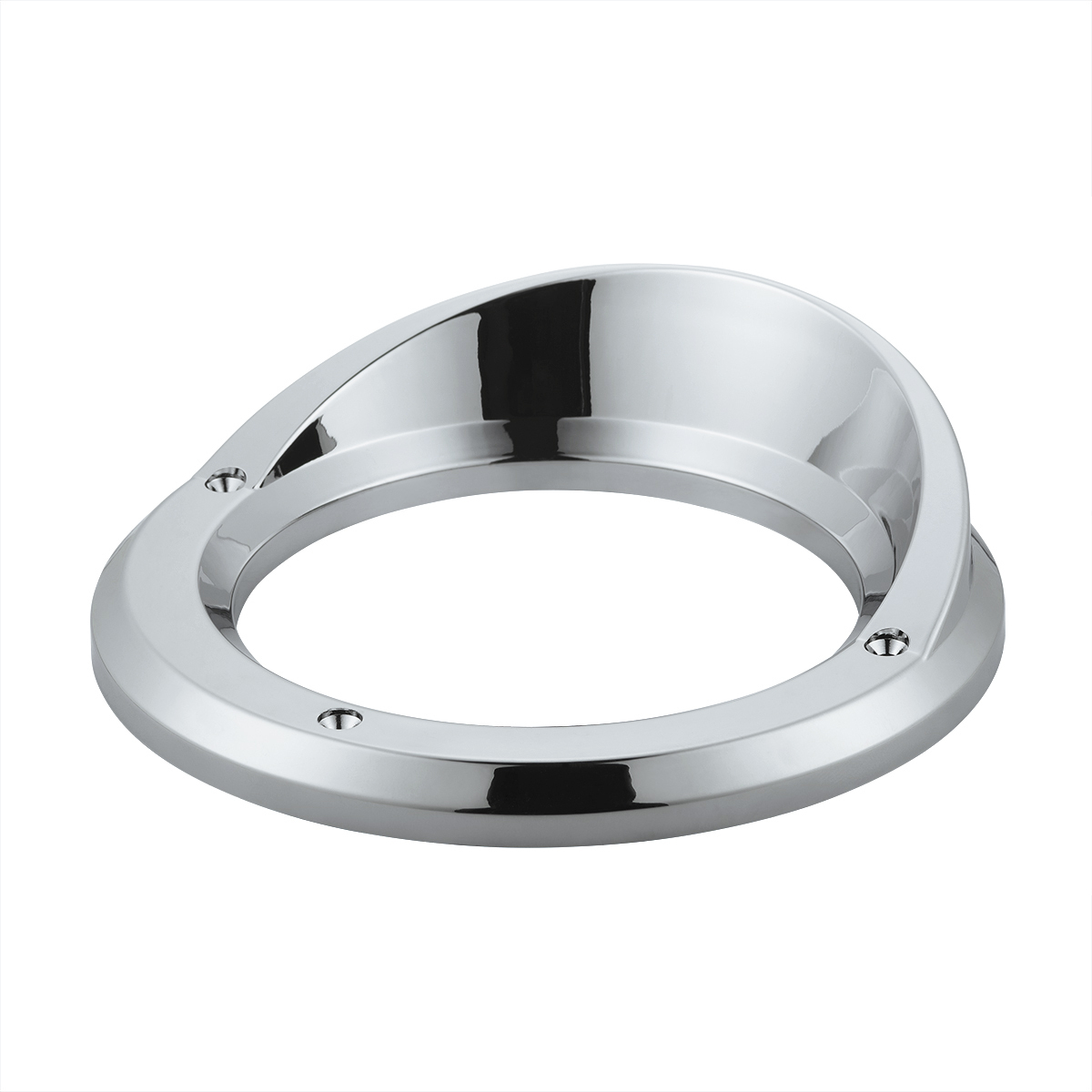 4" Light Bezel With Visor