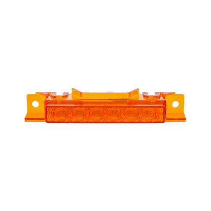 6 LED Competition Series Exterior Visor Light For 1996-2024 Volvo VNL-Amber LED/Amber Lens