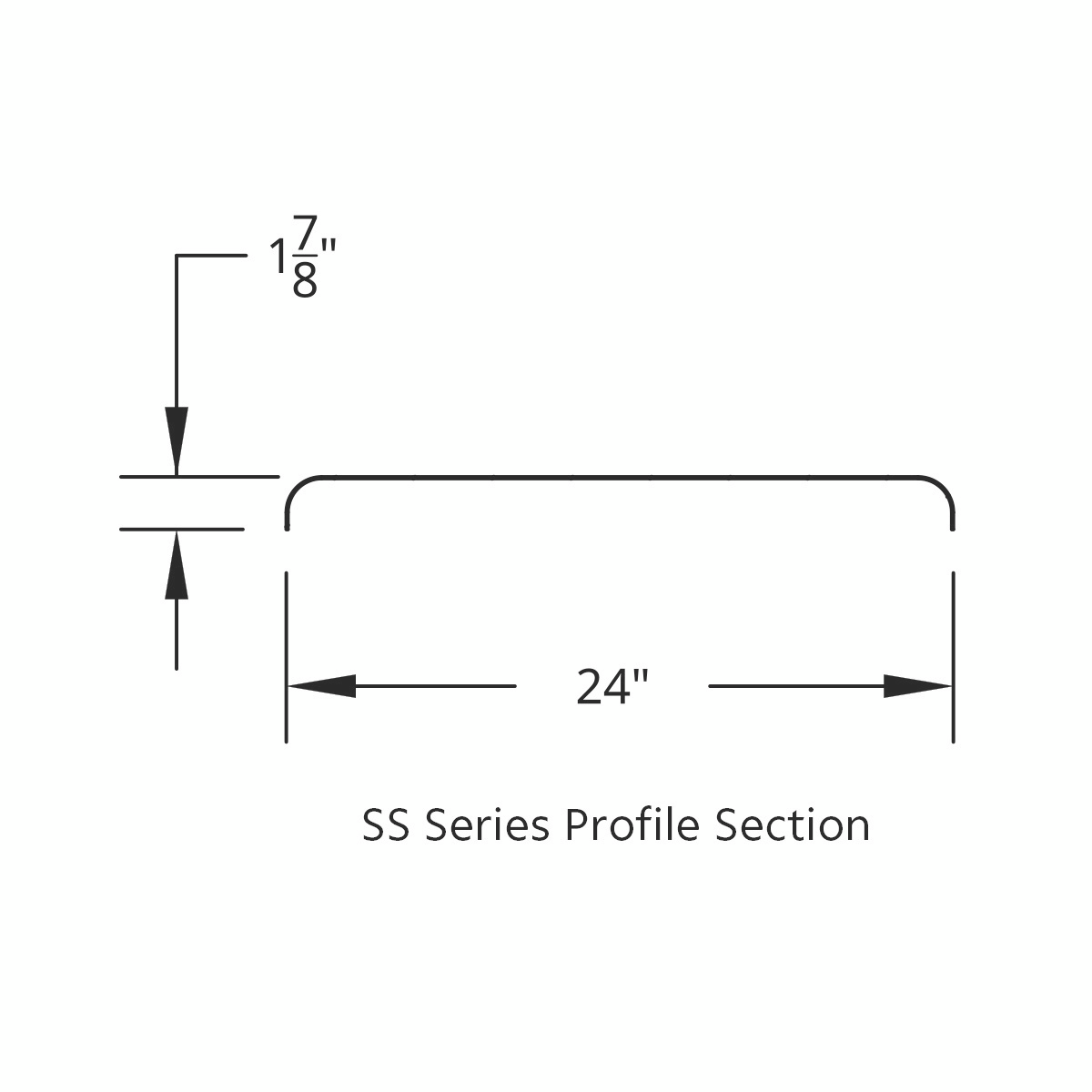 120" 430 Stainless Steel (16ga) Roll Formed Edge Smooth Full Fender 54" Spread - SS Series (Pair)