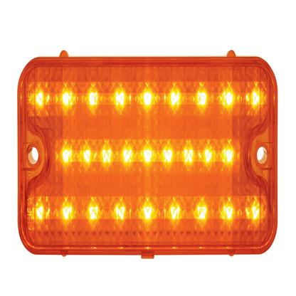 27 Amber LED Parking Light For 1967-68 Chevy Truck, Amber Lens