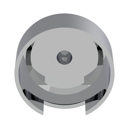 7/16" Top Gearshift Mounting Adapter For Eaton-Fuller 13/15/18 Speed Shifters - Chrome (Bulk)