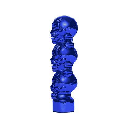 1/2"-13 Thread-On 3 Skull Candy Color Shift Knob-Indigo Blue
