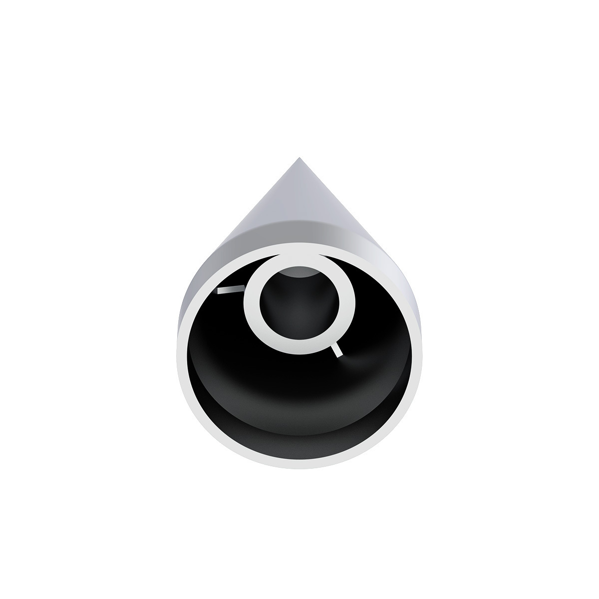 33mm x 4-1/2" Chrome Plastic X Spike Nut Covers - Thread-On (Box Of 10)