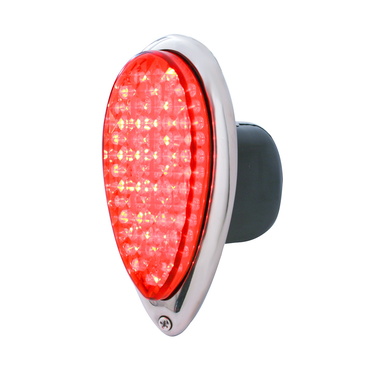 51 LED Tail Light With Stainless Steel Rim For 1938-39 Ford Passenger Car