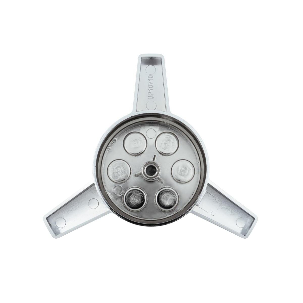 Chrome Plastic Gun Cylinder Hubcap Spinner Only (Bulk)