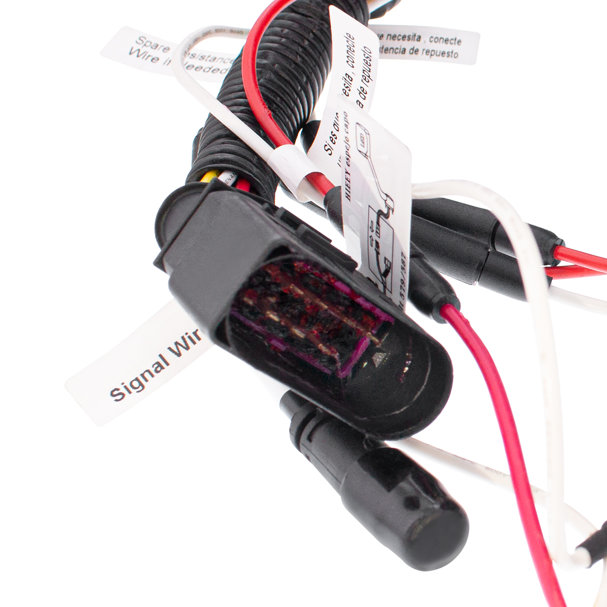 Black LED Headlight W/Sequential LED Turn Signal For Peterbilt 579 (2012-21) & 587 (2010-16) - Passenger