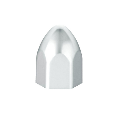 7/16" X 3/4" Chrome Plastic Bullet Nut Cover - Push-On