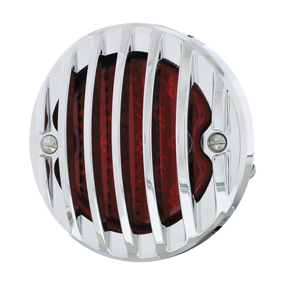 17 LED Tail Light With Chrome Grille Bezel For 1933-36 Ford Truck - L/H