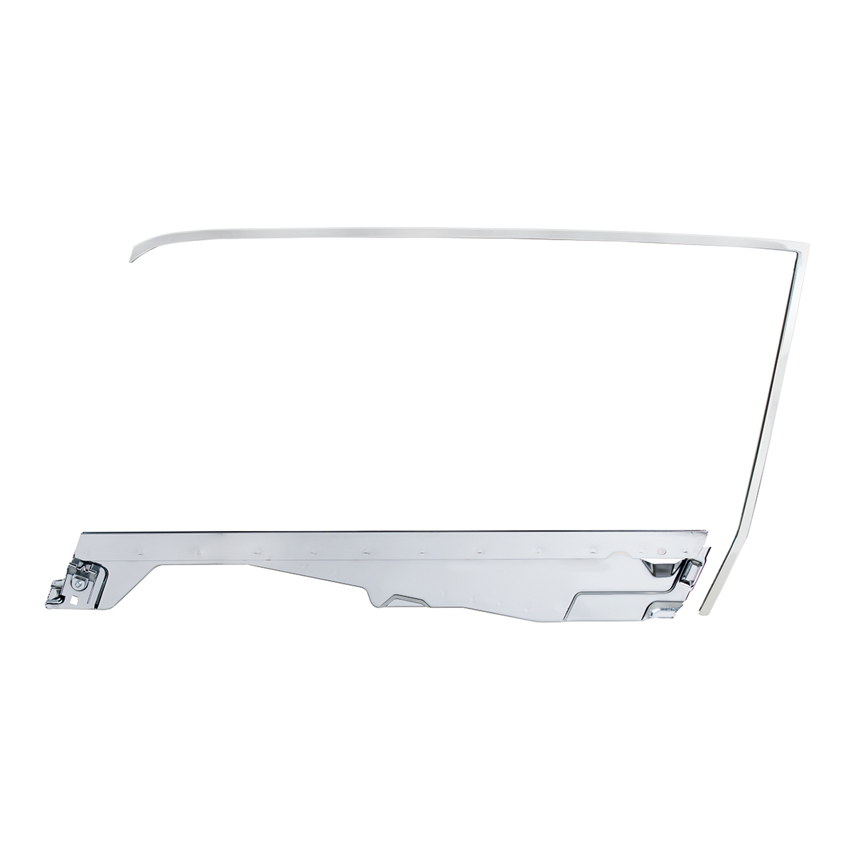 Door Glass Frame and Channel Kit For 1964.5-66 Ford Mustang Coupe - L/H