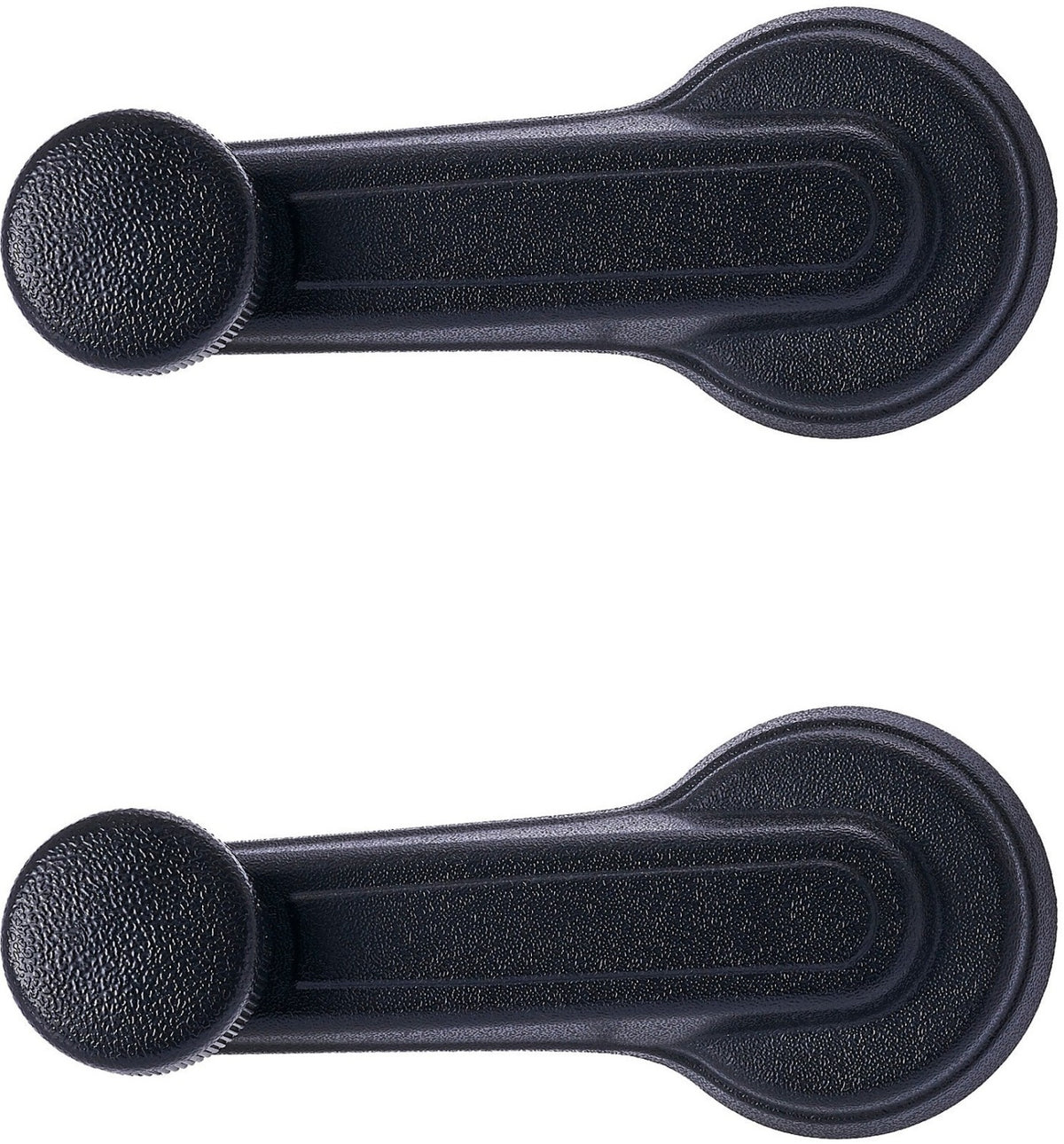 Window Crank Handle RH = LH (2pcs) Plastic Texture Black (Plastic) for 1997-2004 Chevrolet Venture