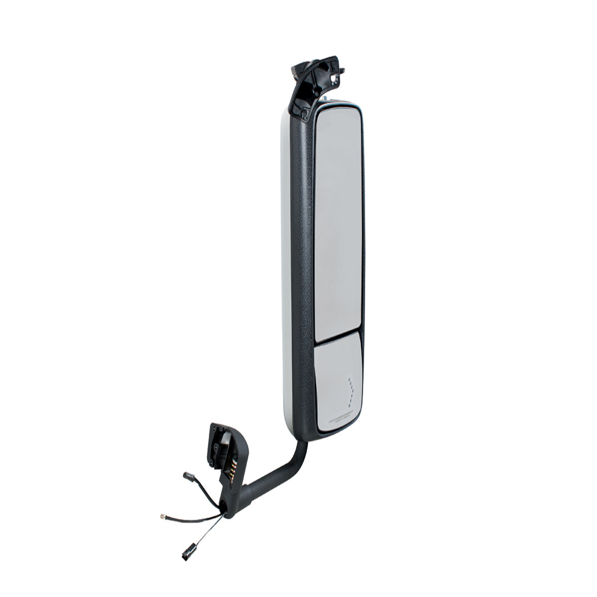 Chrome Mirror Assembly With LED Turn Signal For 2012-2017 Volvo VNL - Passenger