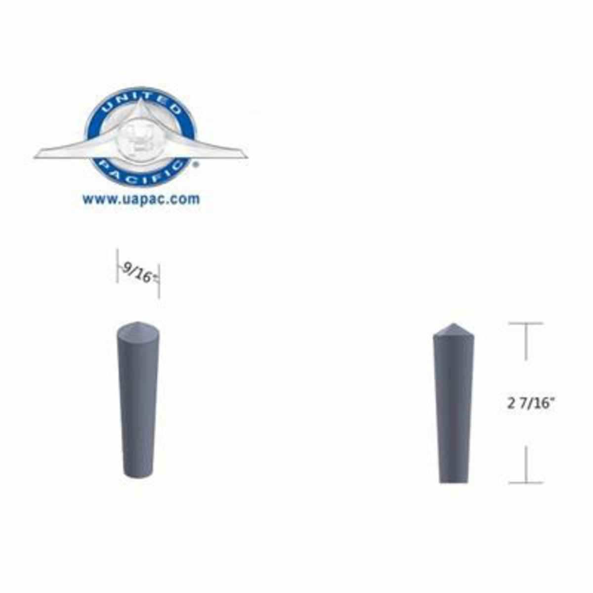 Chrome Long Toggle Switch Extension For Peterbilt (4-Pack)