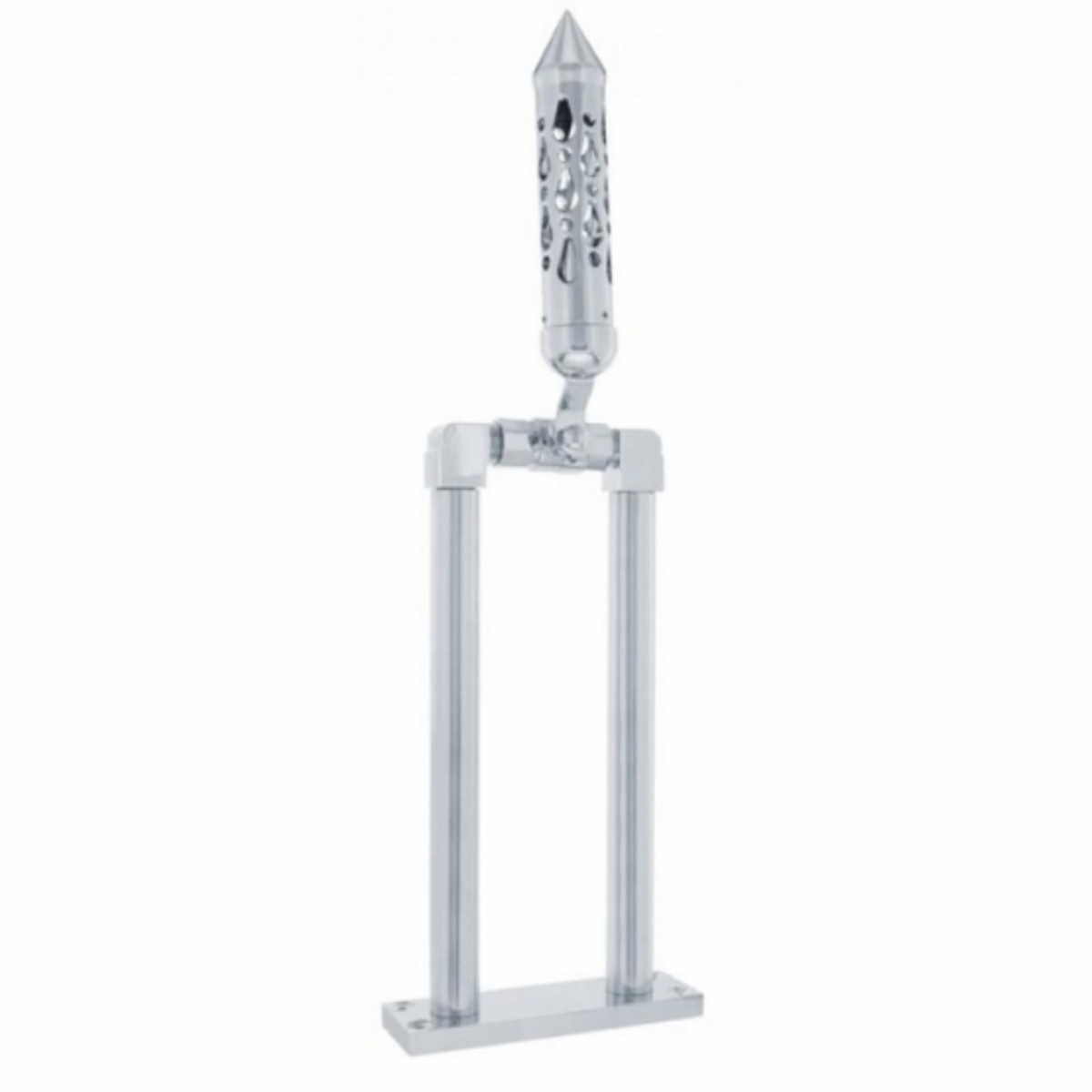 11" Chrome Air Horn Lever Set With "Brooklyn" Grip