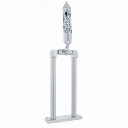 11" Chrome Air Horn Lever Set With "Brooklyn" Grip
