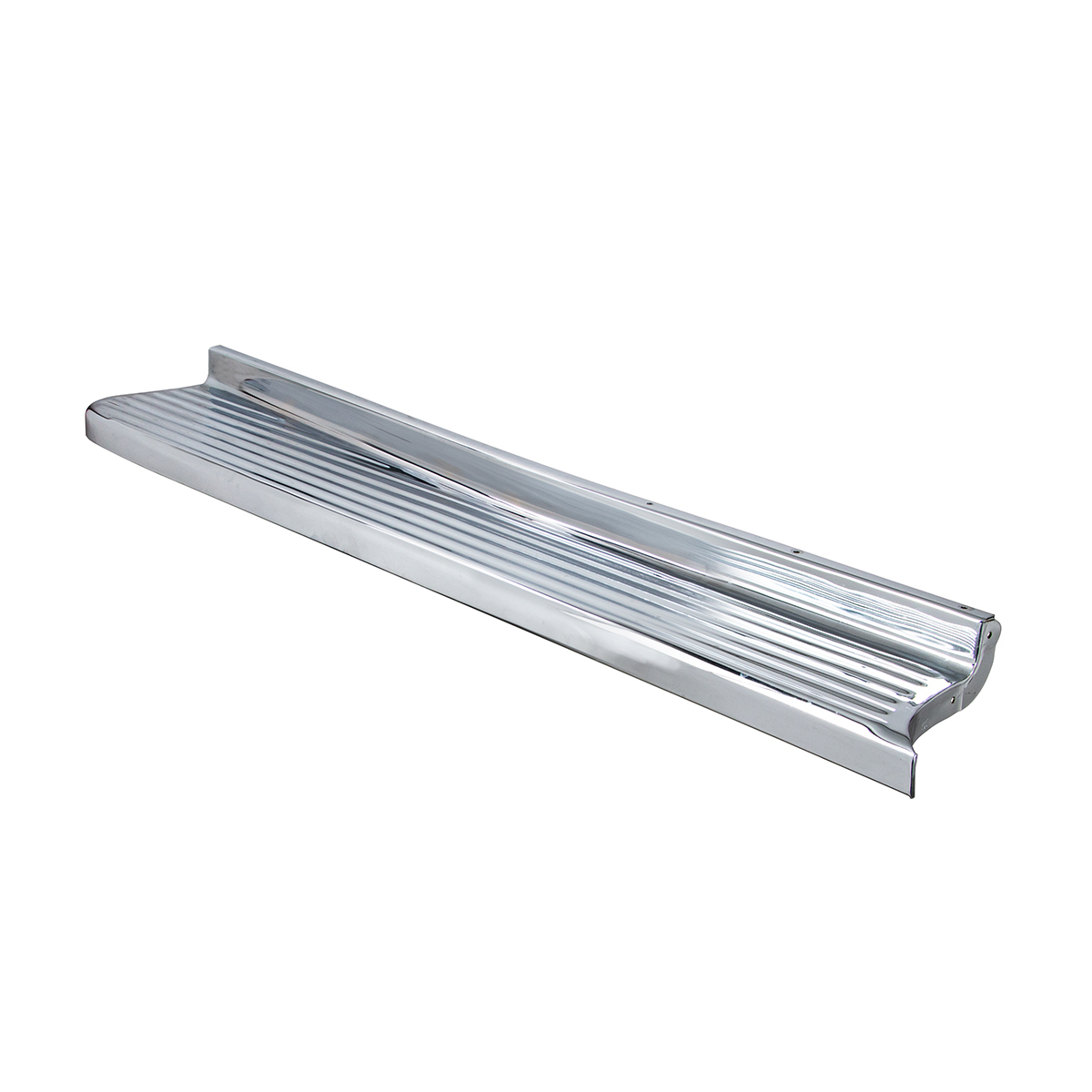 Chrome Plated Steel Running Board for 1947-54 Chevy & GMC Shortbed Truck - L/H