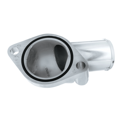 Angled Left 15 Degree Up Chrome Water Neck For Chevy Small Block Gen I & GM V6