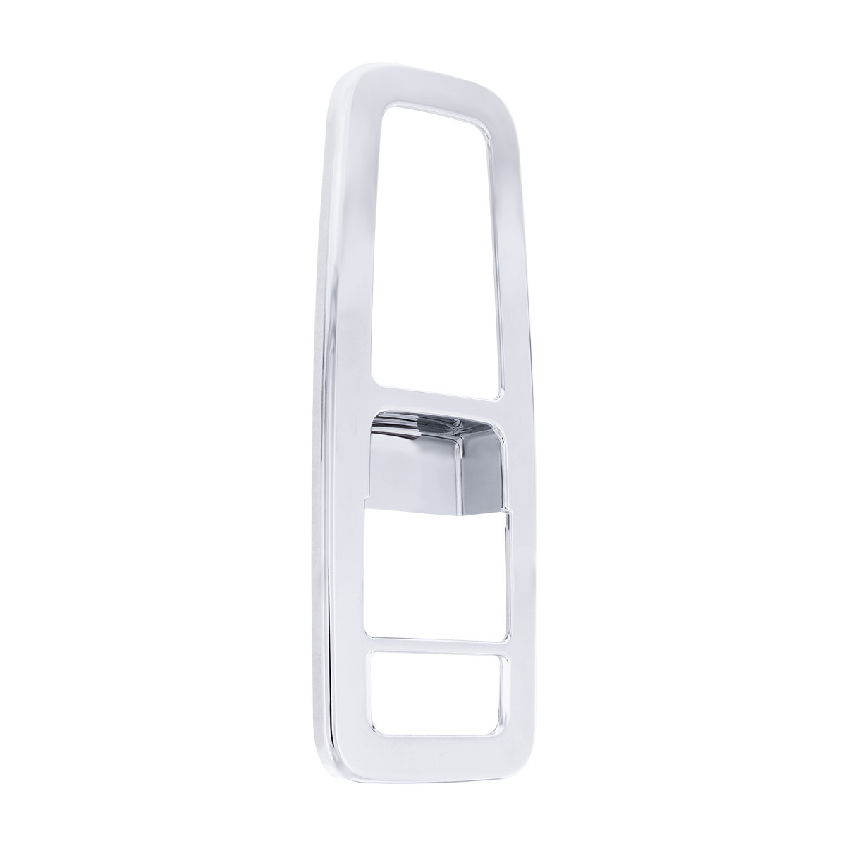 Chrome Plastic Door Switch Cover For 2013-2024 Kenworth T680-Driver (With Power Mirrors)