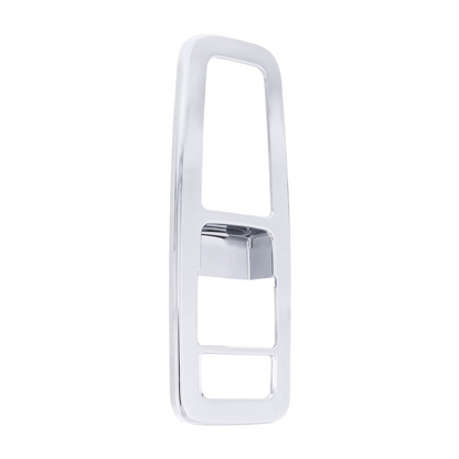 Chrome Plastic Door Switch Cover For 2013-2024 Kenworth T680-Driver (With Power Mirrors)