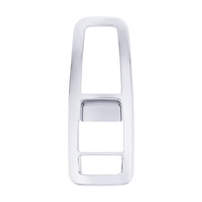 Chrome Plastic Door Switch Cover For 2013-2024 Kenworth T680-Driver (With Power Mirrors)