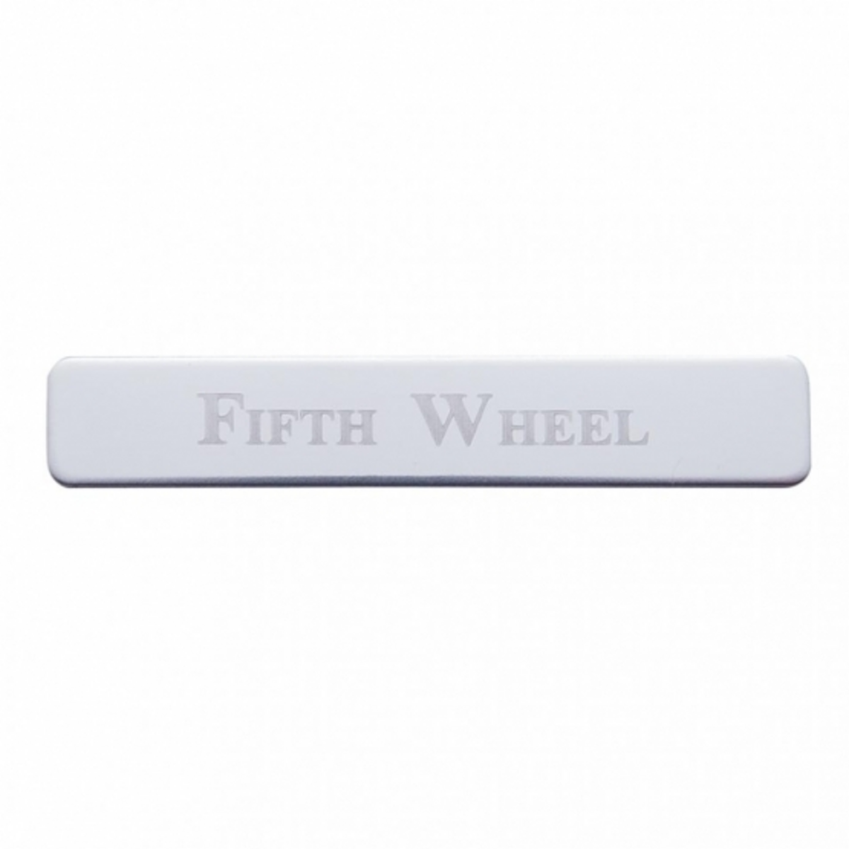 Kenworth Stainless Switch Guard Plaque - Fifth Wheel