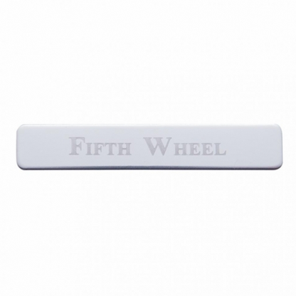 Kenworth Stainless Switch Guard Plaque - Fifth Wheel
