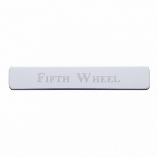Kenworth Stainless Switch Guard Plaque - Fifth Wheel