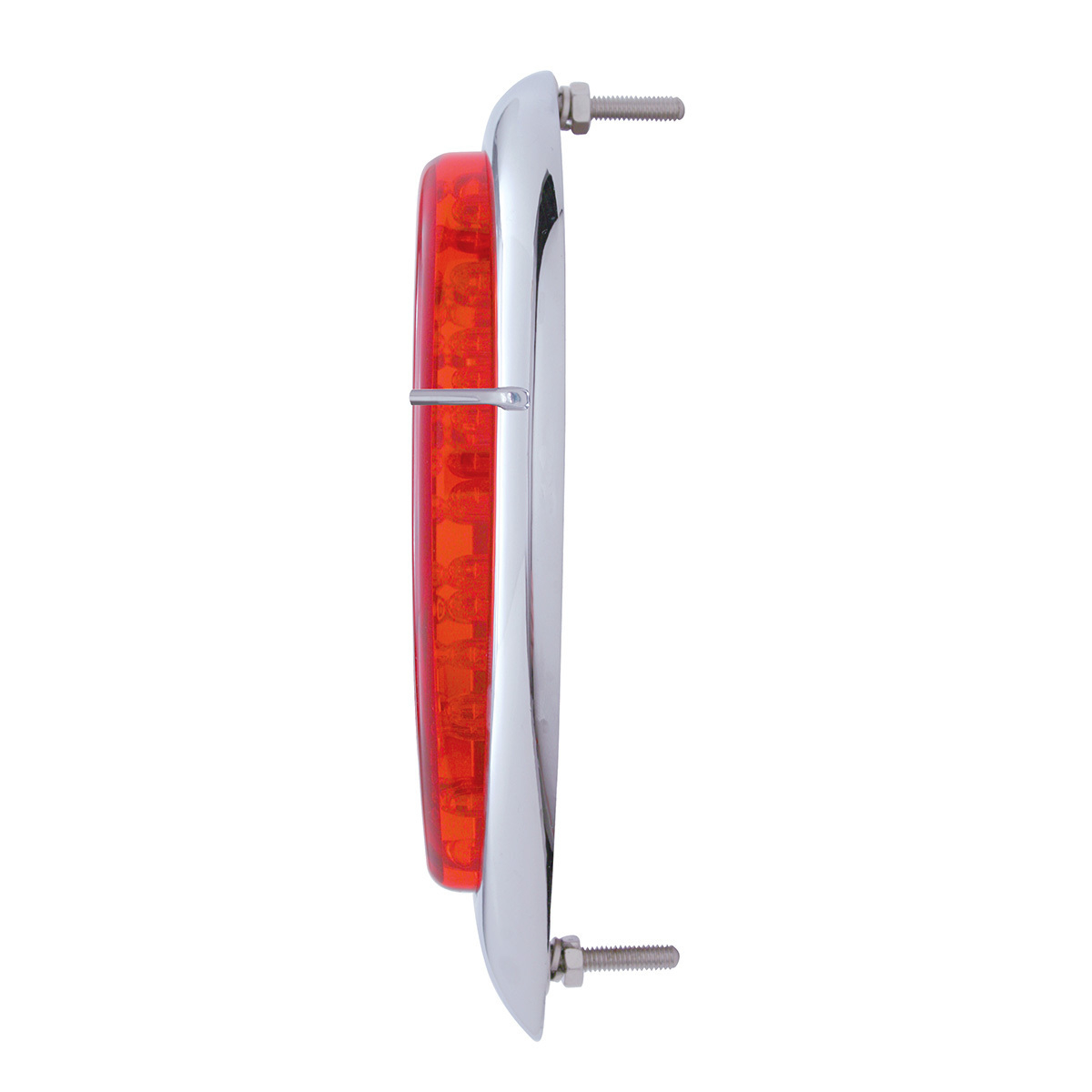51 LED Tail Light With Flush Mount "Baby Zephyr" Style Bezel For 1938-39 Ford Car