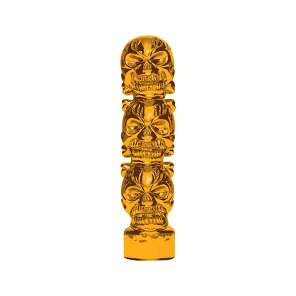 1/2"-13 Thread-On 3 Skull Candy Color Shift Knob-Electric Yellow