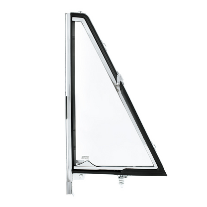 Vent Window Assembly Chrome Frame Without Tinted Glass For 1966-77 Ford Bronco - R/H